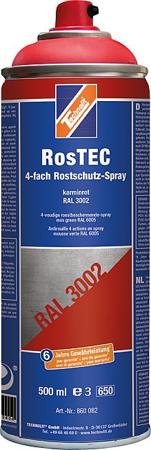 RosTEC, Karminrot RAL 3002, 500 ml