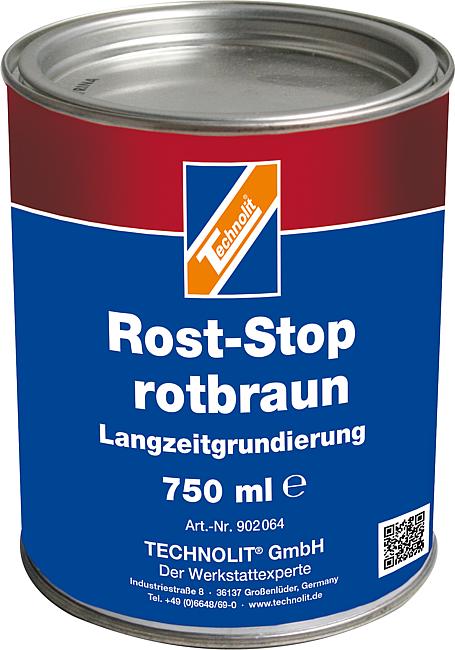 Rost-Stop, streichf&#228;hig, Farbe: rotbraun, 750 ml
