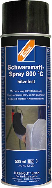 Schwarzmatt-Spray 800 &#176;C, 500 ml