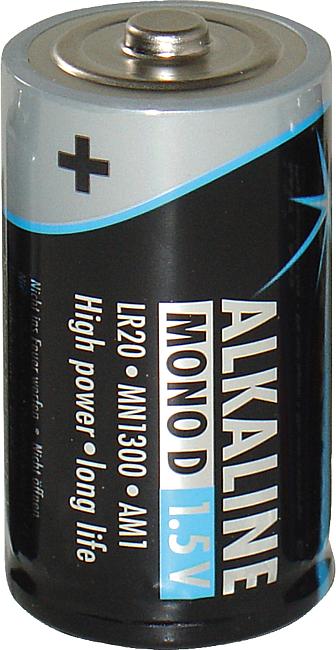 Batterie, Mono Alkaline, 1 Stck., 2 Stck.