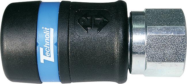 DL-Sicherheits-Schnellkupplung „LIESY”, 1/4?, 6,3 mm Schlauchanschl.