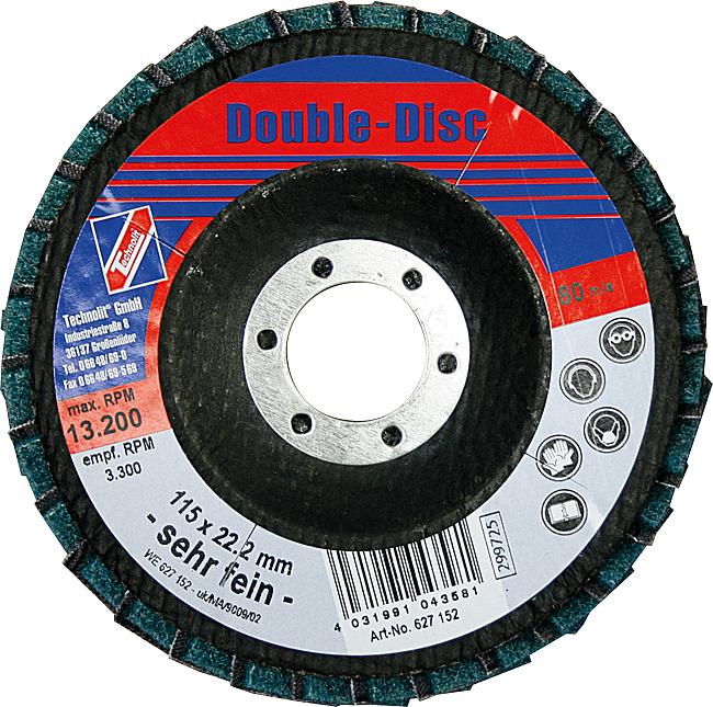 Double-Disc, 125 mm, sehr fein