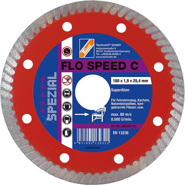 FLO Speed C, &#248; 125 mm, &#248;-Bohrung: 22,23 mm