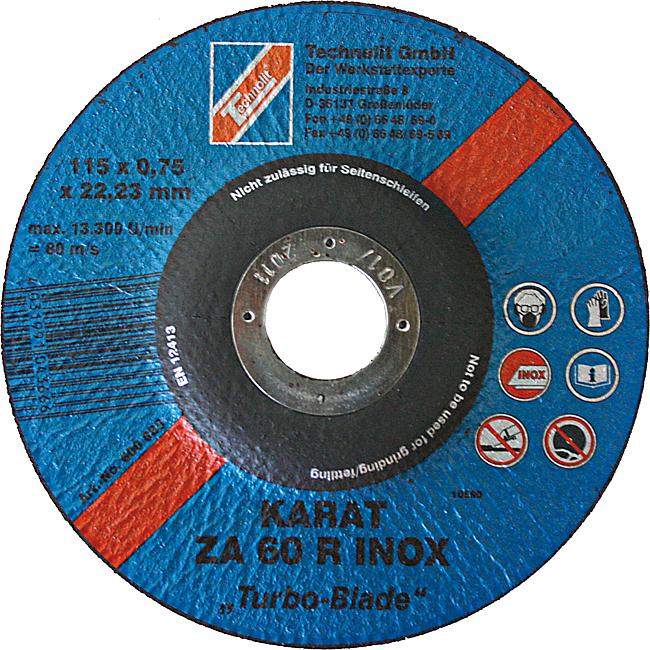 Karat ZA 60 R INOX „Turbo Blade“, 115 mm