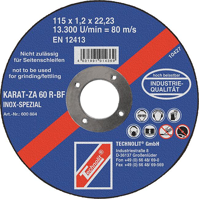 Karat-ZA 60 R Inox Spezial, 115 mm