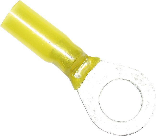 Ringkabelschuh, M10, gelb, 4,00 – 6,00 mm2, 50 Stck.