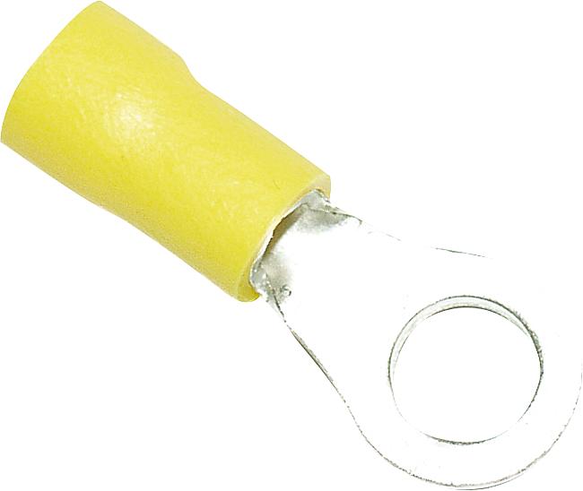 Ringkabelschuh, M6, gelb, 4,00 – 6,00 mm2, 100 Stck.