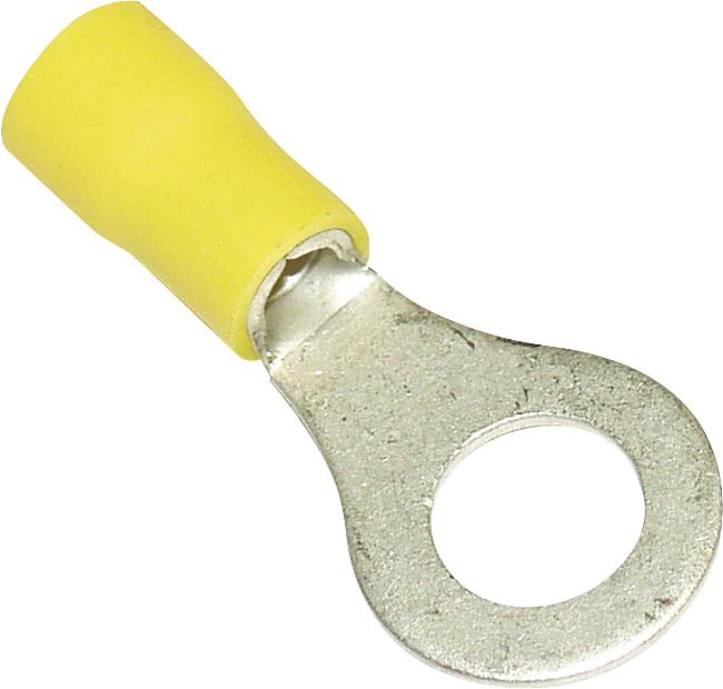Ringkabelschuh, M8, gelb, 4,00 – 6,00 mm2, 100 Stck.