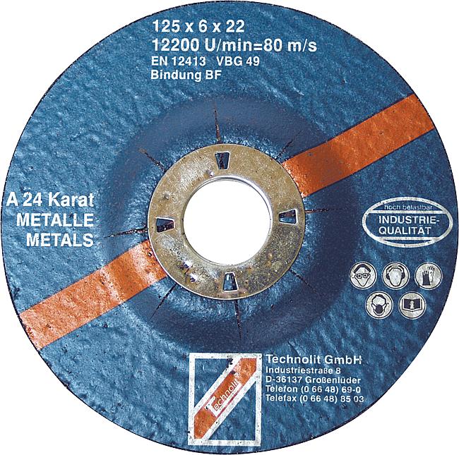 Schleifscheibe Karat Metall, 150 mm