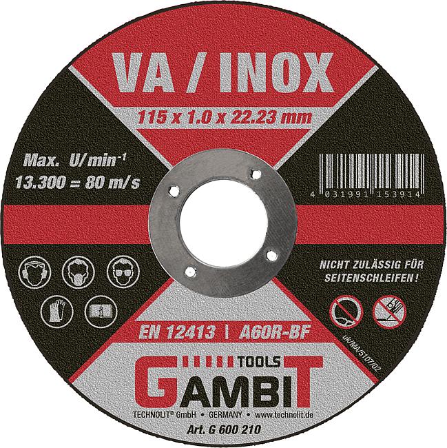 Trennscheibe VA/INOX, 115 mm