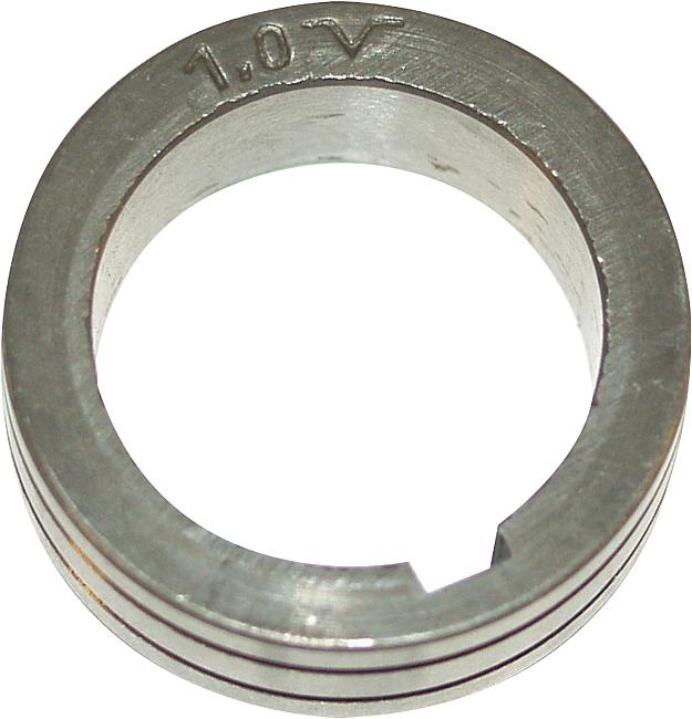 Drahtvorschubrolle Stahl, 0,8 + 1,0 mm, 1 Stck.