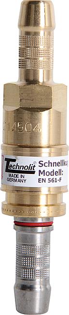 Schlauchkupplung, &#248; 9 mm, Acetylen - Schlauch-Schlauch