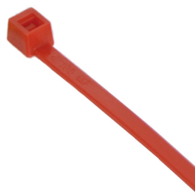 Kabelband, rot, 2,5 x 98 mm, 100 Stck., 100 Stck.