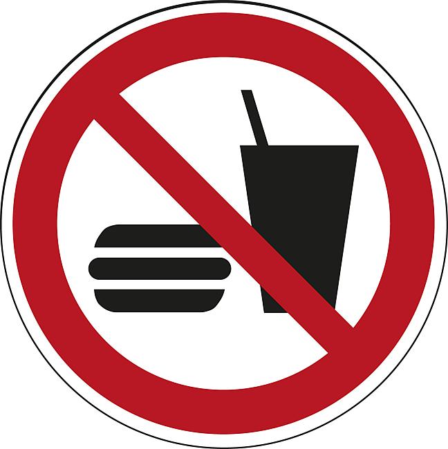 Essen und Trinken verboten, KU, 200 mm
