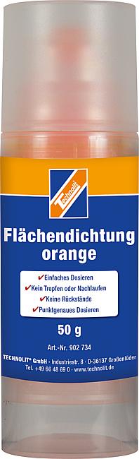 Fl&#228;chendichtung, orange, orange, 50 g