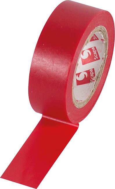 Isolierband, rot, 8 Rollen