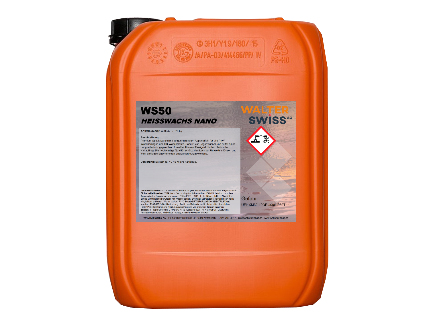 WS50 - Heisswachs Nano, 25 kg